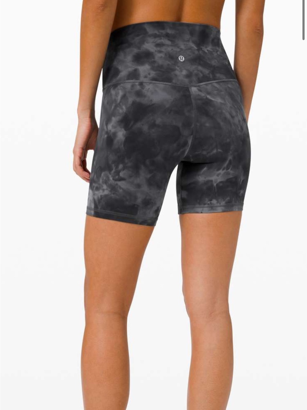 lululemon athletica Align High-Rise 6" Shorts — Pitch Grey Diamond Dye